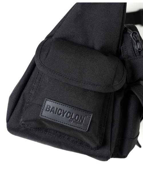 BAICYCLON by Bagjack(バイシクロン バイ バグジャック)の「BAICYCLON by bagjack MULTI POCKETS SHOUDER BAG (SMALL) (BCL-85)(ショルダーバッグ・メンズ・ブラック・FREE)」の8枚目の写真