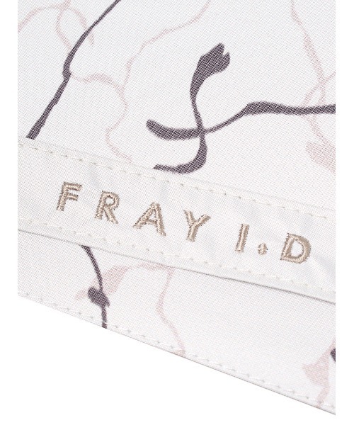 FRAY I.D(フレイアイディー)の「FRAY I.D晴雨兼用オリジナルプリント傘(折りたたみ傘・レディース・アイボリー/ブラック・FREE)」の5枚目の写真