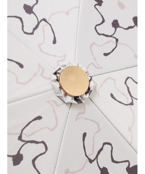 FRAY I.D(フレイアイディー)の「FRAY I.D晴雨兼用オリジナルプリント傘(折りたたみ傘・レディース・アイボリー/ブラック・FREE)」の6枚目の写真