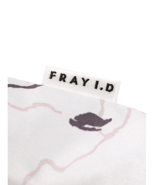 FRAY I.D(フレイアイディー)の「FRAY I.D晴雨兼用オリジナルプリント傘(折りたたみ傘・レディース・アイボリー/ブラック・FREE)」の12枚目の写真