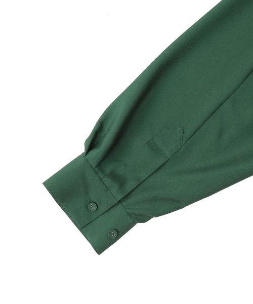 DRESSLAVE（ドレスレイブ）の「georgett pleats blouse(ジョーゼットプリーツブラウス)（シャツ/ブラウス・レディース・グリーン/ベージュ・38）」の13枚目の写真