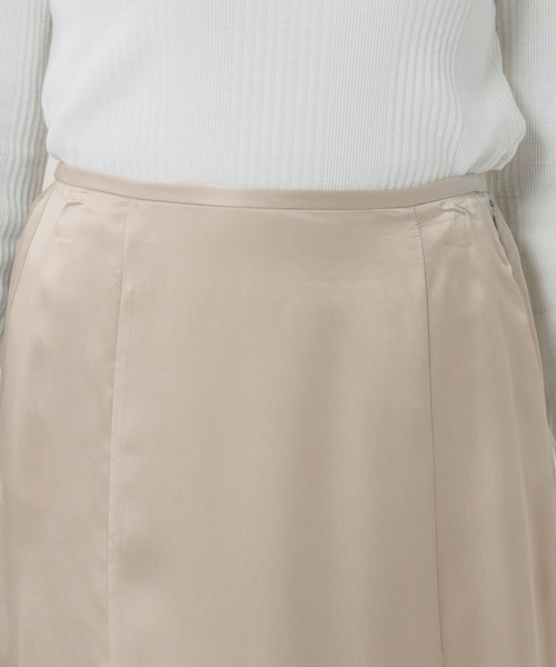 BABYLONE（バビロン）の「キュプラセミマーメイドスカート（スカート・レディース・グレイッシュベージュ/チャコール・36inch/38inch）」の17枚目の写真
