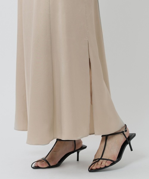 BABYLONE（バビロン）の「キュプラセミマーメイドスカート（スカート・レディース・グレイッシュベージュ/チャコール・36inch/38inch）」の19枚目の写真