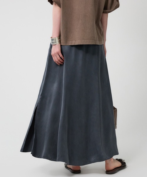 BABYLONE（バビロン）の「キュプラセミマーメイドスカート（スカート・レディース・グレイッシュベージュ/チャコール・36inch/38inch）」の5枚目の写真