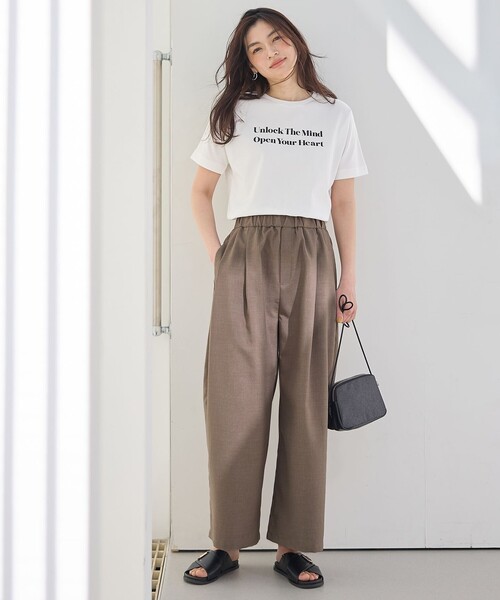 ANY(エニィ)の「オーガビッツロゴ・フォトTシャツ(Tシャツ/カットソー・レディース・ホワイト系3/ホワイト系2/ホワイト系4/ブラック系1・F)」の7枚目の写真