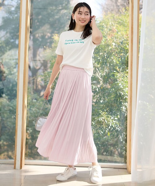 ANY(エニィ)の「オーガビッツロゴ・フォトTシャツ(Tシャツ/カットソー・レディース・ホワイト系3/ホワイト系2/ホワイト系4/ブラック系1・F)」の13枚目の写真