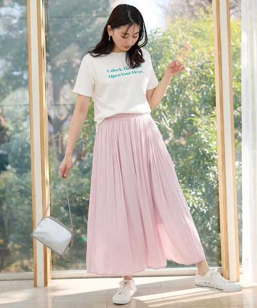 ANY(エニィ)の「オーガビッツロゴ・フォトTシャツ(Tシャツ/カットソー・レディース・ホワイト系3/ホワイト系2/ホワイト系4/ブラック系1・F)」の14枚目の写真