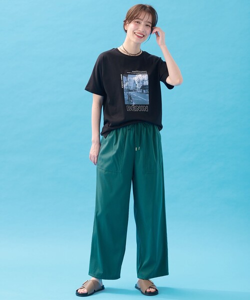 ANY(エニィ)の「オーガビッツロゴ・フォトTシャツ(Tシャツ/カットソー・レディース・ホワイト系3/ホワイト系2/ホワイト系4/ブラック系1・F)」の16枚目の写真