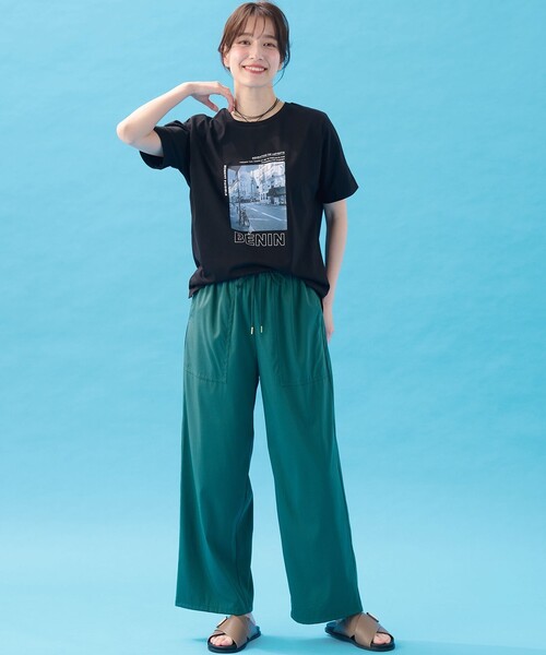 ANY(エニィ)の「オーガビッツロゴ・フォトTシャツ(Tシャツ/カットソー・レディース・ホワイト系3/ホワイト系2/ホワイト系4/ブラック系1・F)」の17枚目の写真