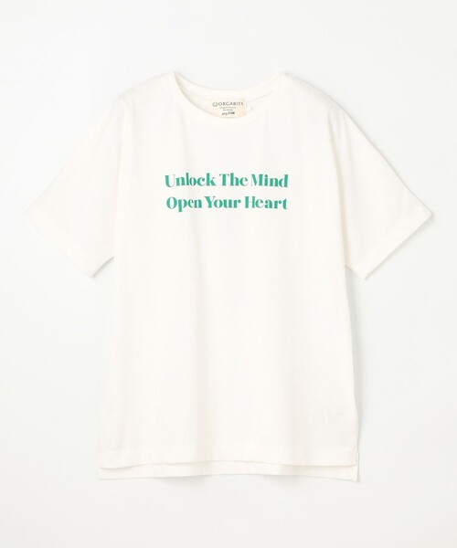 ANY(エニィ)の「オーガビッツロゴ・フォトTシャツ(Tシャツ/カットソー・レディース・ホワイト系3/ホワイト系2/ホワイト系4/ブラック系1・F)」の20枚目の写真