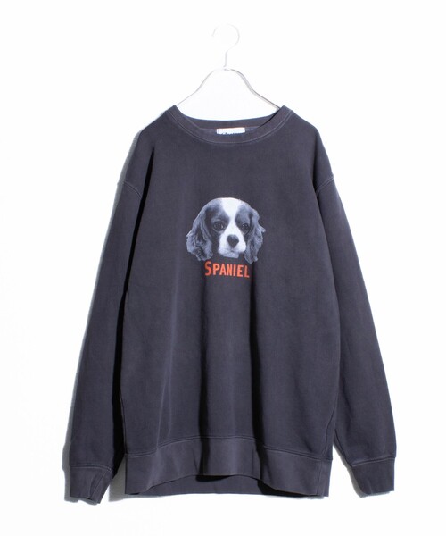 GLOSTER(グロスター)の「【GLOSTER/グロスター】DOG&CAT 犬猫ピグメント クルーネックスウェット(スウェット・メンズ・ブラック系その他3/ブラック系その他5/ブラック系その他/ブラック系その他6/ブラック系その他2/ブラック系その他4・S/M/L)」の8枚目の写真