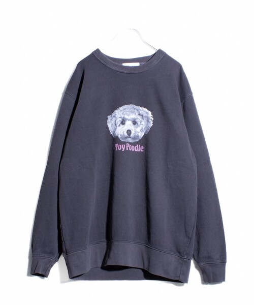 GLOSTER(グロスター)の「【GLOSTER/グロスター】DOG&CAT 犬猫ピグメント クルーネックスウェット(スウェット・メンズ・ブラック系その他3/ブラック系その他5/ブラック系その他/ブラック系その他6/ブラック系その他2/ブラック系その他4・S/M/L)」の11枚目の写真