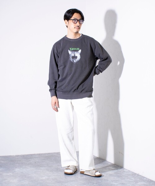 GLOSTER(グロスター)の「【GLOSTER/グロスター】DOG&CAT 犬猫ピグメント クルーネックスウェット(スウェット・メンズ・ブラック系その他3/ブラック系その他5/ブラック系その他/ブラック系その他6/ブラック系その他2/ブラック系その他4・S/M/L)」の17枚目の写真