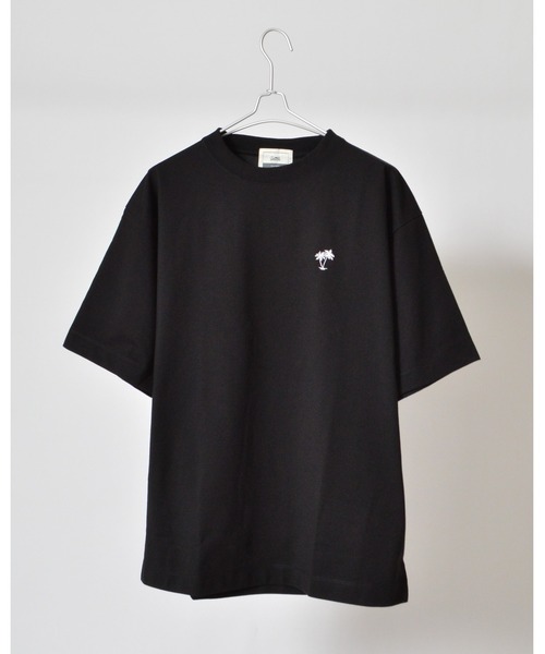Sunny Smith(サニースミス)の「11.6ウルトラヘビーオンス Heavy Smithヤシの木柄 ワンポイント刺繍Tee(Tシャツ/カットソー・メンズ・チャコールグレー/ブラック/オフホワイト・LARGE/MEDIUM)」の19枚目の写真