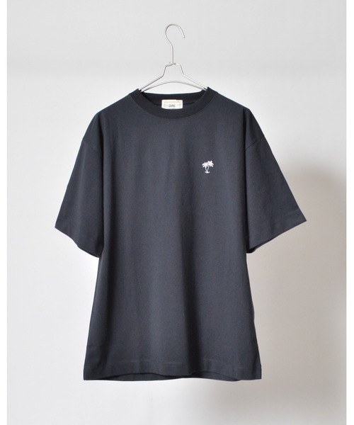 Sunny Smith(サニースミス)の「11.6ウルトラヘビーオンス Heavy Smithヤシの木柄 ワンポイント刺繍Tee(Tシャツ/カットソー・メンズ・チャコールグレー/ブラック/オフホワイト・LARGE/MEDIUM)」の22枚目の写真