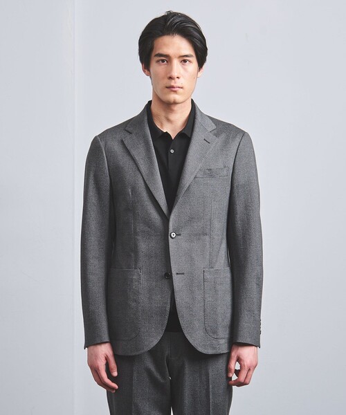 UNITED ARROWS(ユナイテッドアローズ)の「メランジ グレンプレイド シングル3ボタン テーラードジャケット COMFORT EASY-MODEL(テーラードジャケット・メンズ・ダークグレー・50/48/46/44/52)」の7枚目の写真