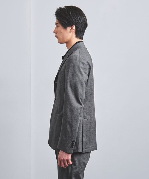 UNITED ARROWS(ユナイテッドアローズ)の「メランジ グレンプレイド シングル3ボタン テーラードジャケット COMFORT EASY-MODEL(テーラードジャケット・メンズ・ダークグレー・50/48/46/44/52)」の8枚目の写真