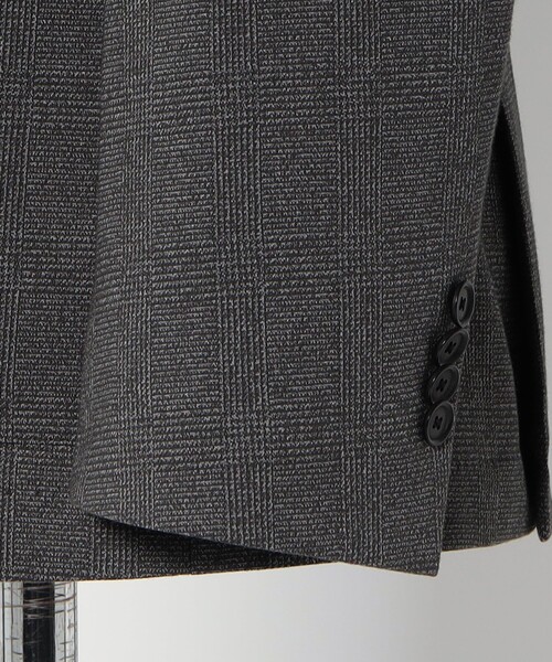 UNITED ARROWS(ユナイテッドアローズ)の「メランジ グレンプレイド シングル3ボタン テーラードジャケット COMFORT EASY-MODEL(テーラードジャケット・メンズ・ダークグレー・50/48/46/44/52)」の5枚目の写真