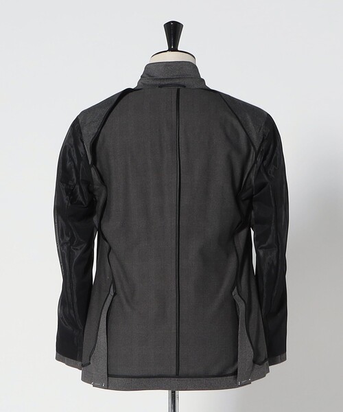 UNITED ARROWS(ユナイテッドアローズ)の「メランジ グレンプレイド シングル3ボタン テーラードジャケット COMFORT EASY-MODEL(テーラードジャケット・メンズ・ダークグレー・50/48/46/44/52)」の10枚目の写真