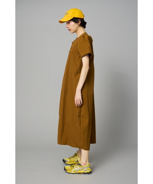 lohen◆バックフォルムワンピース◆ローヘン◆ブラウン◆丈直し済み◆上質上品 Round form dress ラウンドフォルムドレス（ワンピース）｜HeRIN