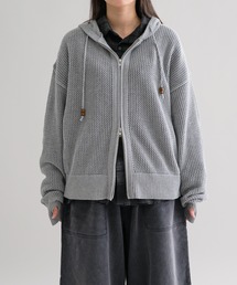 【EPNK】Mesh hooded zip up / メッシュフーデッドジップアップ