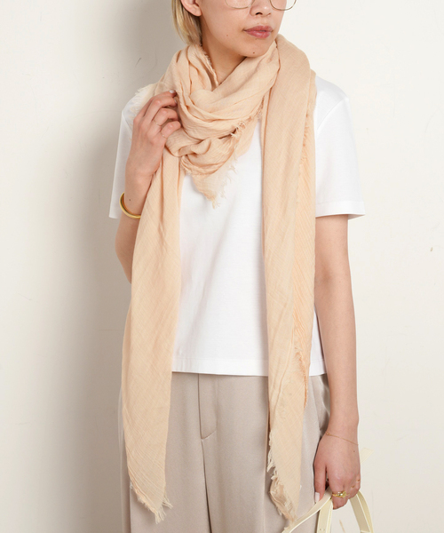 destin(デスティン)の「【destin/デスティン】ソフトストール(バンダナ/スカーフ・レディース・ブラウン/ベージュ・FREE)」の10枚目の写真