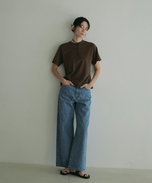 Highwaist Baggy Denim（デニムパンツ）｜anuke（アンヌーク）の