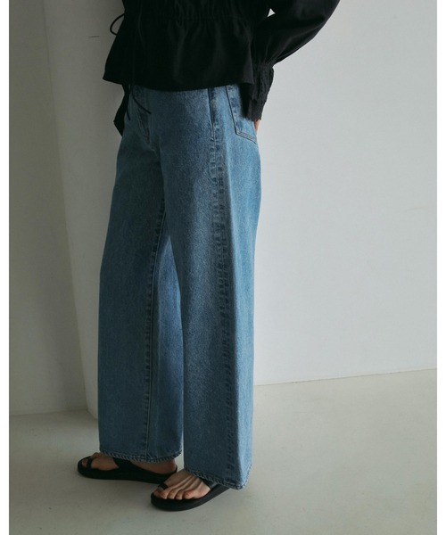 anukeアンヌーク Highwaist Baggy Denim anuke（アンヌーク）の「Highwaist Baggy Denim（デニムパンツ