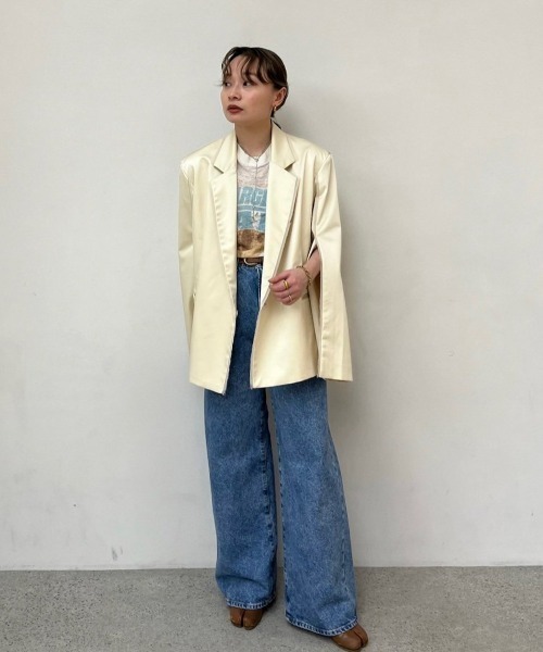 anukeアンヌーク Highwaist Baggy Denim Highwaist Baggy Denim（デニムパンツ）｜anuke（アンヌーク）の