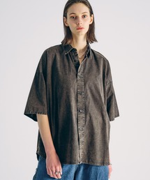 CHEMICAL WASH REGULAR SHIRT/ケミカルウォッシュレギュラーシャツ