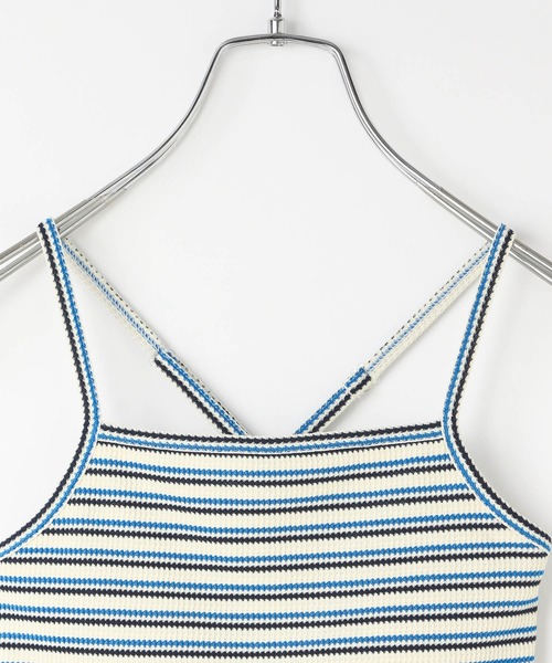 LOWRYS FARM（ローリーズファーム）の「【140-150サイズ】アメスリボーダーセットＳＷＩＭ　323962（水着・キッズ・ブラウン/ブルー・140cm/150cm）」の7枚目の写真