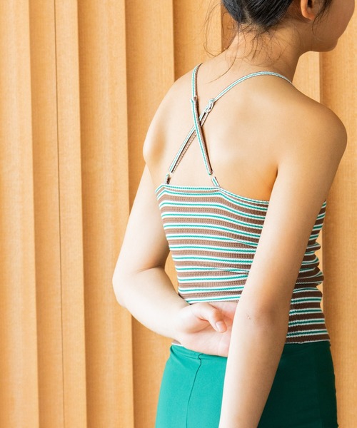 LOWRYS FARM（ローリーズファーム）の「【140-150サイズ】アメスリボーダーセットＳＷＩＭ　323962（水着・キッズ・ブラウン/ブルー・140cm/150cm）」の22枚目の写真