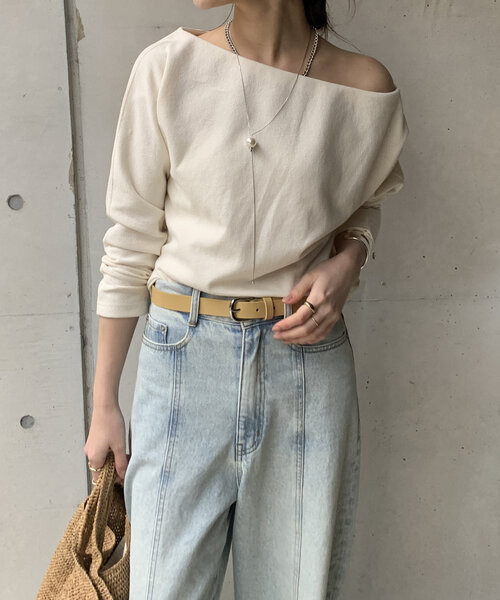 ブークレーダンボールオフショル（Tシャツ/カットソー）｜DouDou