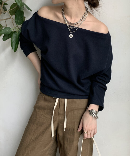 ブークレーダンボールオフショル（Tシャツ/カットソー）｜DouDou