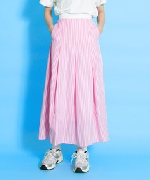 MYLAN マイラン　ストライプ　スカート　ピンク　グリーン PINK HOUSE - ピンクハウス ストライプフリルスカート ミント