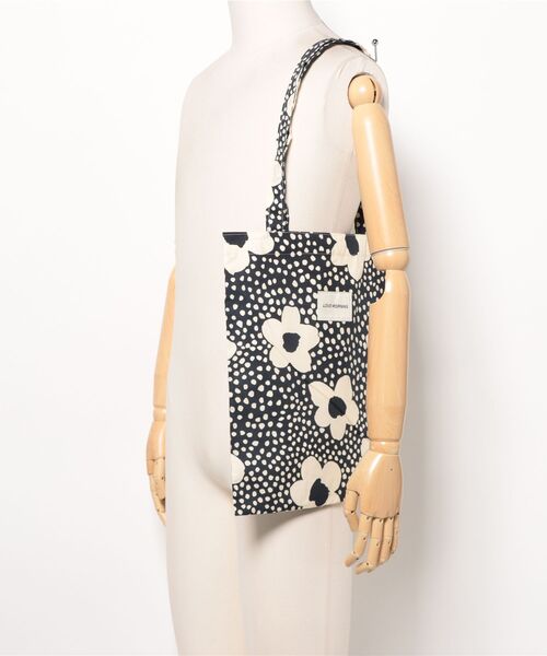 TONE SELECT GOODS（トーンセレクトグッズ）の「Liaa/花柄 ドット柄 トートバッグ A18609（トートバッグ・レディース・ブラック/グリーン・FREE）」の13枚目の写真