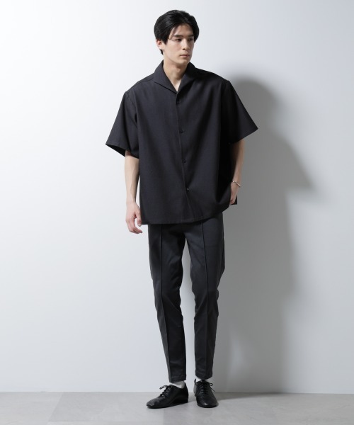 NANO universe（ナノユニバース）の「｢MC｣coveross(R) イージースラックス（スラックス・メンズ・チャコール/ブラック・S/M/L）」の11枚目の写真