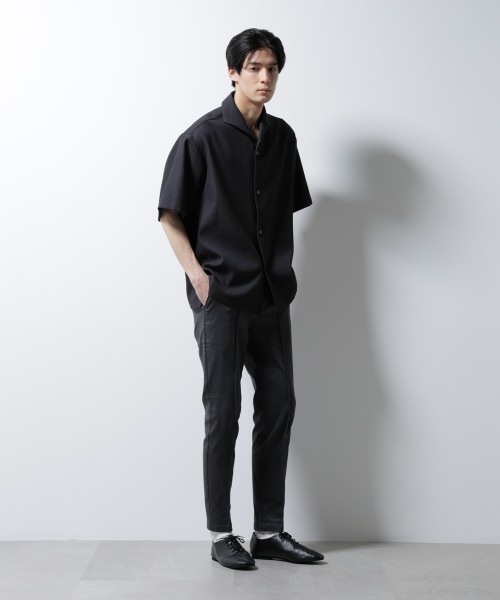 NANO universe（ナノユニバース）の「｢MC｣coveross(R) イージースラックス（スラックス・メンズ・チャコール/ブラック・S/M/L）」の13枚目の写真