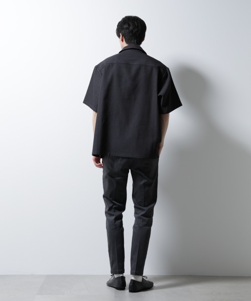 NANO universe（ナノユニバース）の「｢MC｣coveross(R) イージースラックス（スラックス・メンズ・チャコール/ブラック・S/M/L）」の16枚目の写真