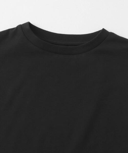 SENSE OF PLACE by URBAN RESEARCH(センスオブプレイスバイアーバンリサーチ)の「『UR TECH ひやサラクール』 クールタッチフレンチスリーブTシャツ(Tシャツ/カットソー・レディース・オフホワイト/ブラック/ネイビー/グリーン/レッド・ONE)」の9枚目の写真