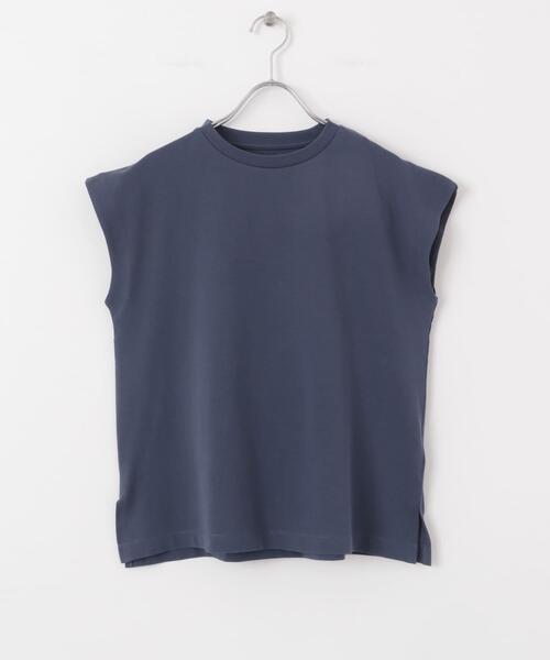 SENSE OF PLACE by URBAN RESEARCH(センスオブプレイスバイアーバンリサーチ)の「『UR TECH ひやサラクール』 クールタッチフレンチスリーブTシャツ(Tシャツ/カットソー・レディース・オフホワイト/ブラック/ネイビー/グリーン/レッド・ONE)」の15枚目の写真