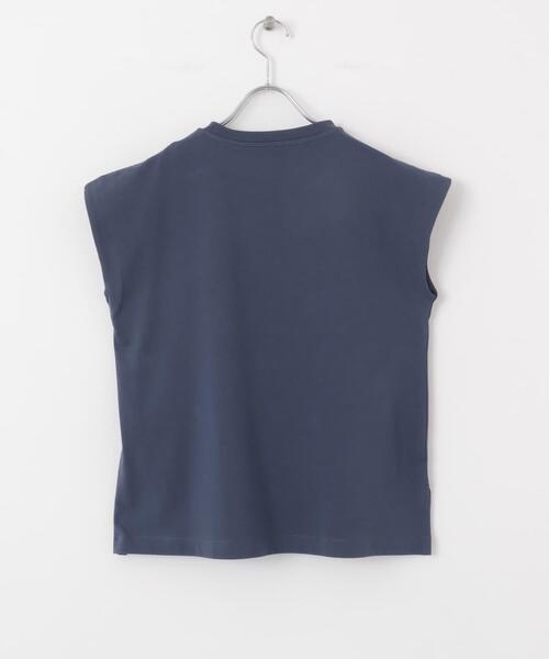 SENSE OF PLACE by URBAN RESEARCH(センスオブプレイスバイアーバンリサーチ)の「『UR TECH ひやサラクール』 クールタッチフレンチスリーブTシャツ(Tシャツ/カットソー・レディース・オフホワイト/ブラック/ネイビー/グリーン/レッド・ONE)」の18枚目の写真