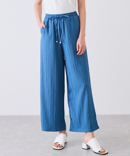 Jayro(ジャイロ)の「シャーリングウエストドロストパンツ(その他パンツ・レディース・ブラック/ブルー系その他4/ブラウン系その他3・FREE)」の3枚目の写真