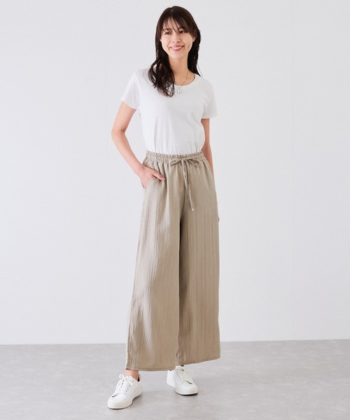 Jayro(ジャイロ)の「シャーリングウエストドロストパンツ(その他パンツ・レディース・ブラック/ブルー系その他4/ブラウン系その他3・FREE)」の9枚目の写真
