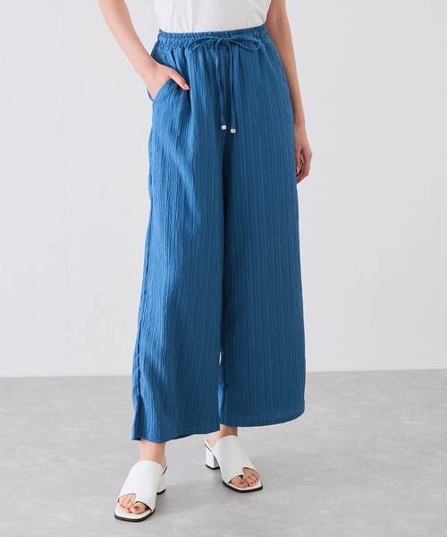 Jayro(ジャイロ)の「シャーリングウエストドロストパンツ(その他パンツ・レディース・ブラック/ブルー系その他4/ブラウン系その他3・FREE)」の12枚目の写真