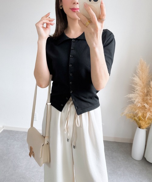 セール】【ZOZO限定】ニットポロシャツ（ポロシャツ