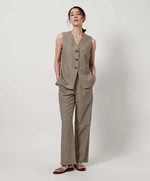 BEAUTY&YOUTH UNITED ARROWS(ビューティーアンドユースユナイテッドアローズ)の「レーヨンブレンド バックオープン ベスト(ベスト・レディース・グレー系/ブラウン系・M/S)」の12枚目の写真
