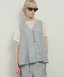 Muel Chic（ミュエルシック）の「Rozel sheer vest ローゼルシアーベスト（ベスト）」