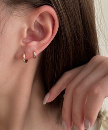 UP START（アップスタート）の「シンプルフープリングピアス/ペア(RO)（ピアス（両耳用））」