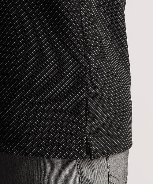 NICOLE CLUB FOR MEN（ニコルクラブフォーメン）の「ブライトタックバイアススキッパーポロシャツ（ポロシャツ・メンズ・ホワイト/ブラック/サックスブルー/ネイビー・MEDIUM/LARGE/X-LARGE/XX-LARGE）」の15枚目の写真